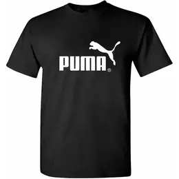 PUMA: Чёрная футболка 