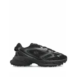 LACOSTE: Чёрные кроссовки 