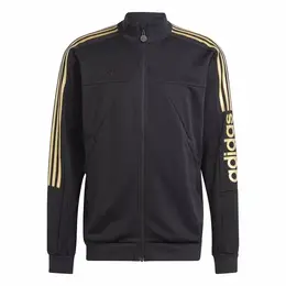 adidas: Чёрная толстовка  Tiro