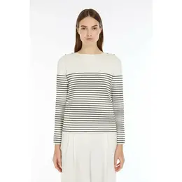 Max Mara: Белый свитер 