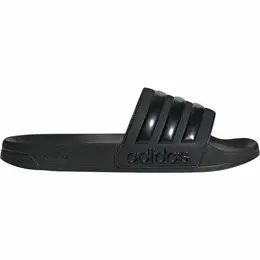 adidas: Чёрные шлёпанцы  Adilette