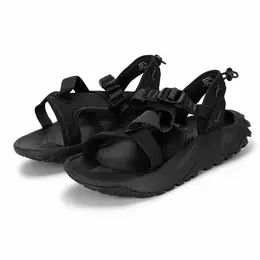 NIKE: Чёрные сандалии 