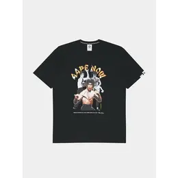 AAPE BY A BATHING APE: Чёрная футболка 