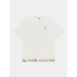 AAPE BY A BATHING APE: Белая футболка 