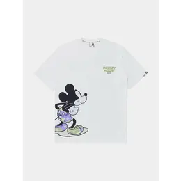 AAPE BY A BATHING APE: Фиолетовая футболка 