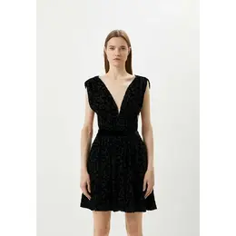 Trussardi: Чёрное платье 