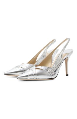 Jimmy Choo: Серебристые туфли 