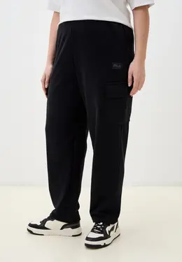 Fila: Чёрные брюки 