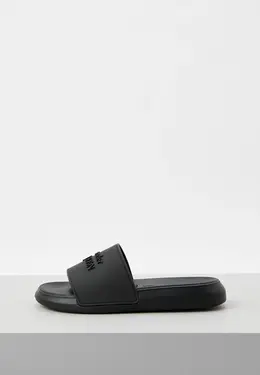 Alexander McQueen: Чёрные шлёпанцы 