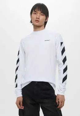Off-White: Белый свитшот 