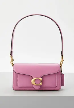 Coach: Фиолетовая сумка 