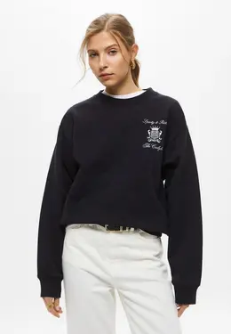 Sporty & Rich: Чёрный свитшот 