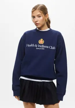 Sporty & Rich: Синий свитшот 