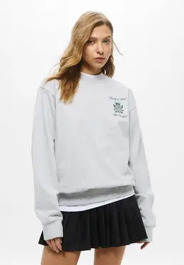 Sporty & Rich: Серый свитшот 