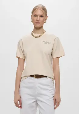 Sporty & Rich: Бежевая футболка 