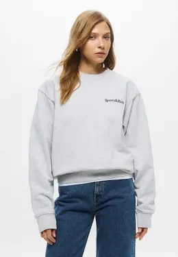 Sporty & Rich: Серый свитшот 