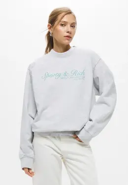 Sporty & Rich: Серый свитшот 