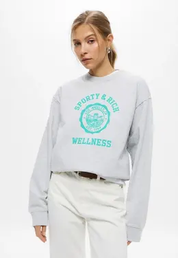 Sporty & Rich: Серый свитшот 