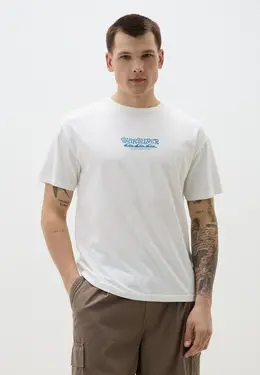 Quiksilver: Белая футболка 