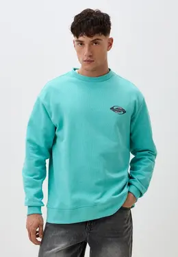 Quiksilver: Голубой свитшот 