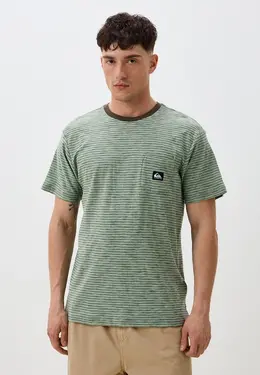 Quiksilver: Зелёная футболка 