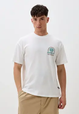 Quiksilver: Бежевая футболка 