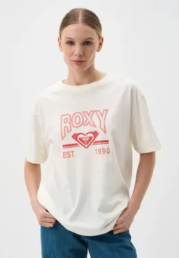 Roxy: Белая футболка 