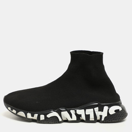 Balenciaga: Чёрные кроссовки  Speed Trainer