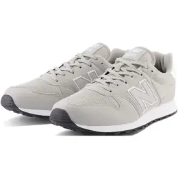 New Balance: Серые кроссовки 