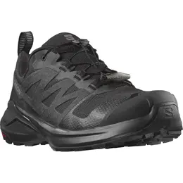 Salomon: Чёрные кроссовки 