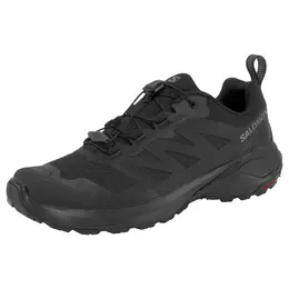 Salomon: Чёрные кроссовки 