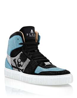 Philipp Plein: Светлые кроссовки  Crystal