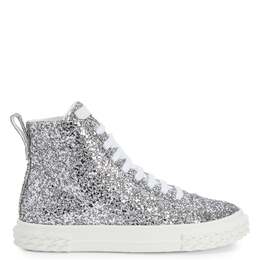 Giuseppe Zanotti: Серебристые кроссовки 