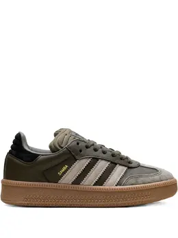adidas: Коричневые кроссовки  Samba