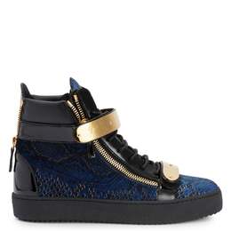 Giuseppe Zanotti: Синие кроссовки 