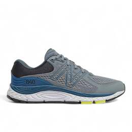 New Balance: Серые кроссовки 