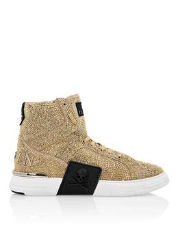 Philipp Plein: Золотые кроссовки  Money