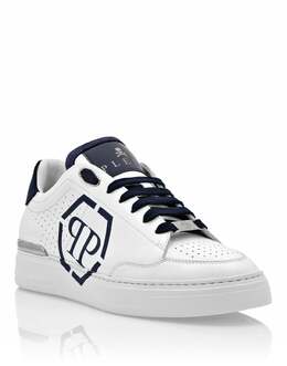Philipp Plein: Белые кроссовки  Hexagon