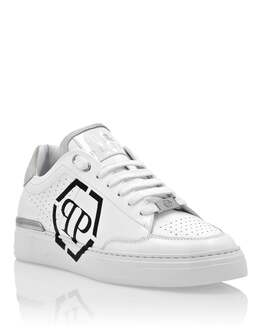 Philipp Plein: Белые кроссовки  Hexagon