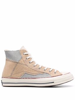 Converse: Бежевые кеды 