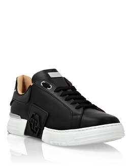 Philipp Plein: Чёрные кроссовки  Phantom Kick