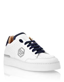 Philipp Plein: Белые кроссовки 