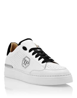 Philipp Plein: Белые кроссовки 