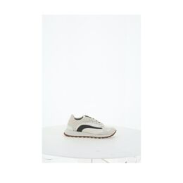 Brunello Cucinelli: Белые кроссовки 
