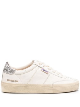 Golden Goose: Серебристые кроссовки 