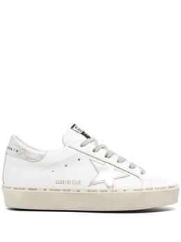 Golden Goose: Серебристые кроссовки 