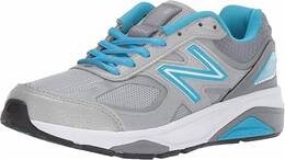 New Balance: Серебристые кроссовки 