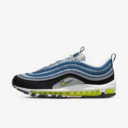 Nike: Синие кроссовки 