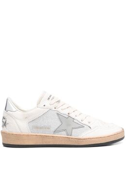 Golden Goose: Серебристые кроссовки 