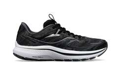 Saucony: Чёрные кроссовки 